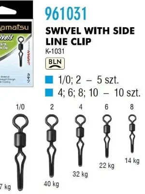 KAMATSU Obratlík s karabinou 8/14kg Akční Cena