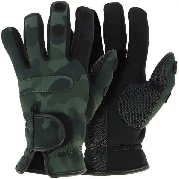 Cenová Bomba NGT NGT Neoprén Rukavice Camo Gloves XL