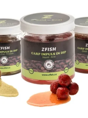 Značkový ZFISH ZFISH Boilie in Dip Carp Impuls 20mm/150g Strawberry-Banana