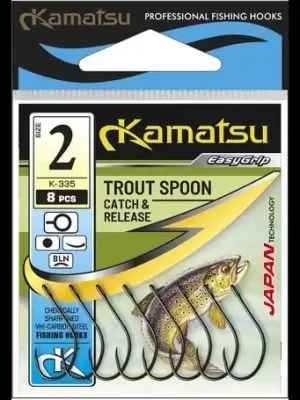 KAMATSU Trout Spoon 4 K-335 ocko Cenová Bomba