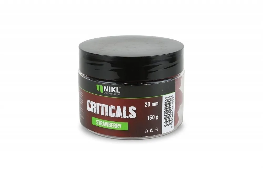Nikl Criticals boilie Strawberry 24mm 150g (Jahoda) Rychlé Dodání