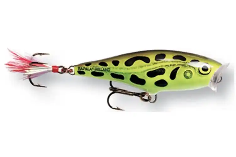Jen Po Omezenou Doba RAPALA wobler Skitter Pop Top Water Fresh 07 7cm 7g Lime frog