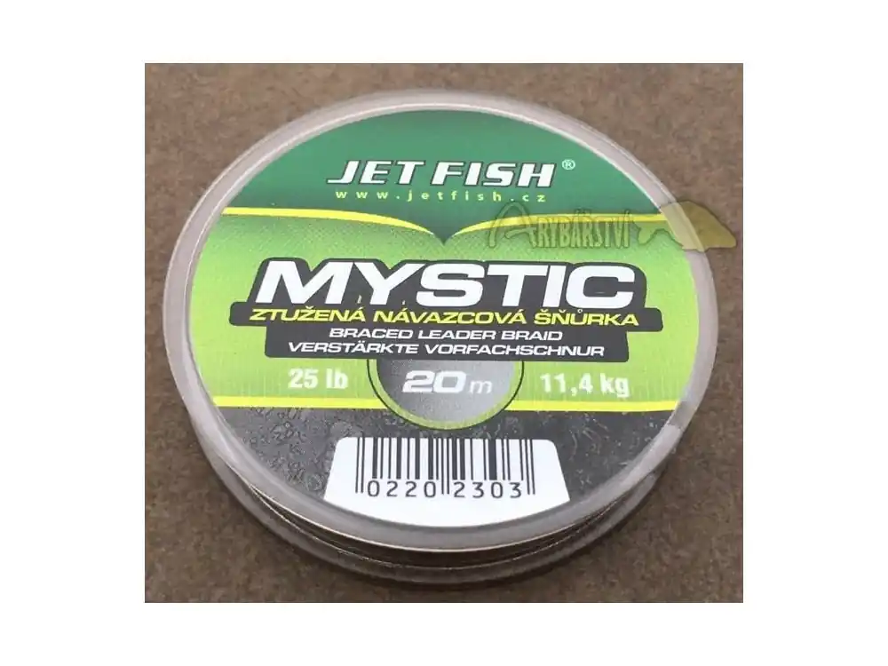 JET FISH Návazcová šňůra Mystic 25 lb 20 m Nakupujte Hned