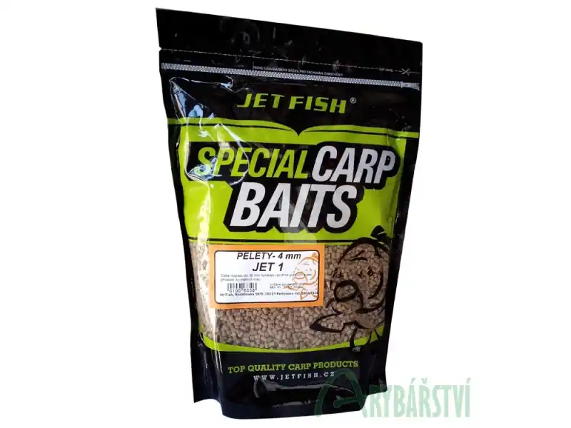Sezónní Sleva JET FISH Pelety Special Carp Baits 4 mm 1 kg Biocrab (Není skladem)