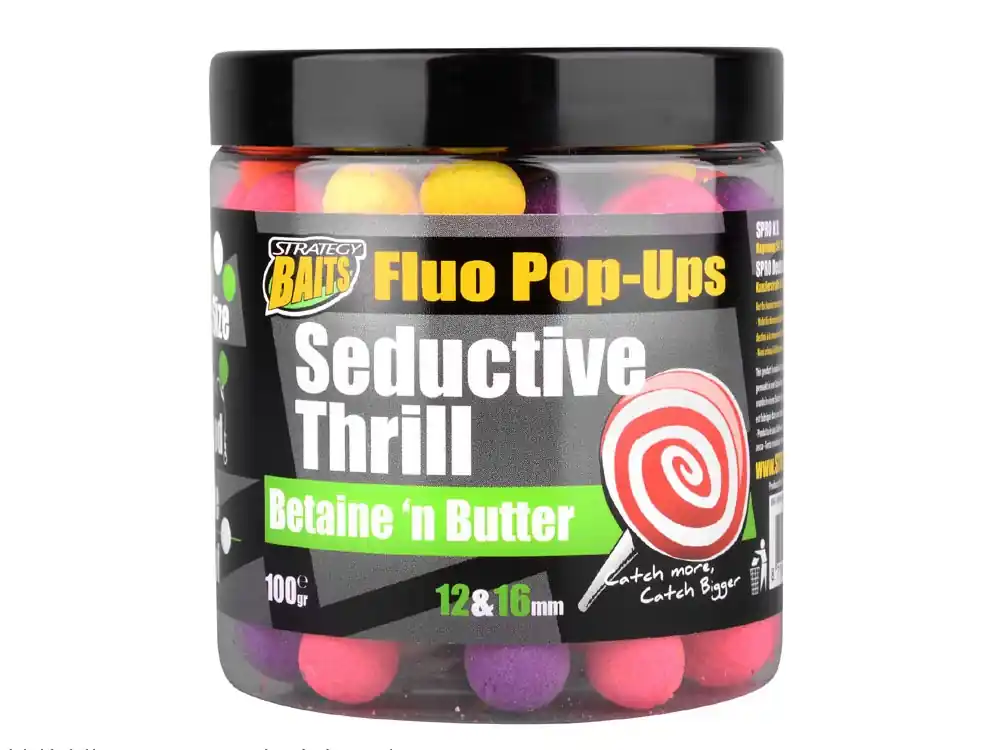Kup Teď STRATEGY BAITS Plovoucí Boilies POP16/12 SEDUCTIVE THRILL 100 g Bacon n Beef (slanina a hovězí)