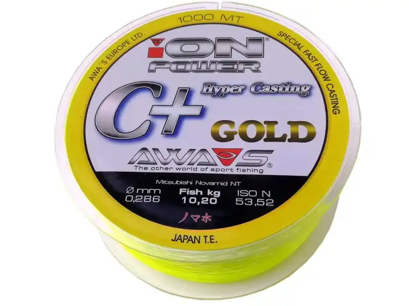 AWA-SHIMA Vlasec ION Power C+Hyper Casting Gold 0.234 mm (6.9 kg. 1000m) Cenový Hit