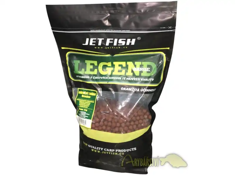 Nakupujte Hned JET FISH Legend Range Boilie Kořeněný Tuňák Broskev 9 kg 16 mm