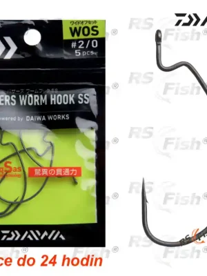 Bezpečná Platba Háček Daiwa Bassers Wormhook WOS