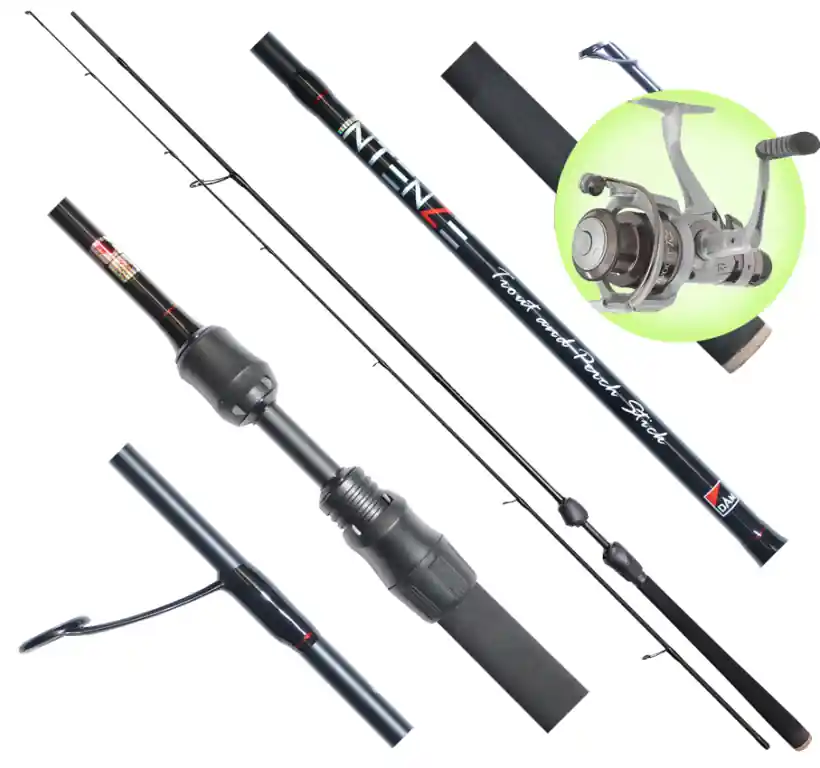 Prut DAM Intenze Trout N Perch Stick 206 cm - 2 - 8 g + naviják Mitchell Avocet RZ 2000R Finální Výprodej