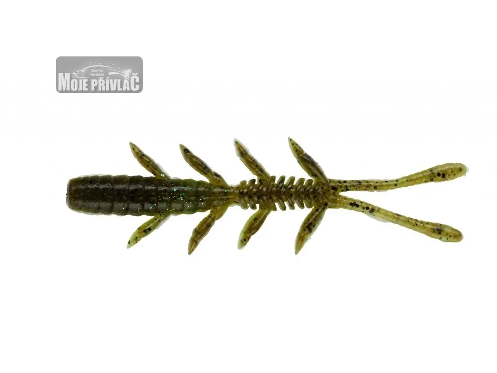 Rychlé Dodání Gumová Nástraha Illex Scissor Comb 3" 7,6cm Green Pumpkin/Chartreuse (8ks)