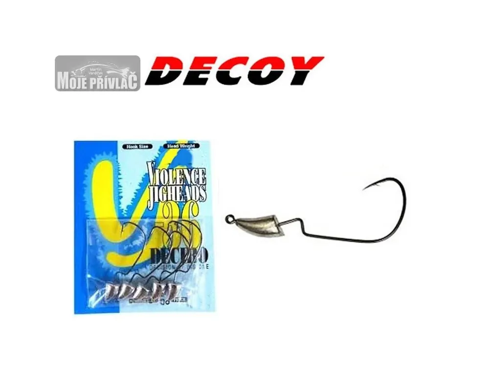 Cenová Bomba Jigová hlavička DECOY Violence Jig Head VJ-36 Vel.2 2,5g (5ks)