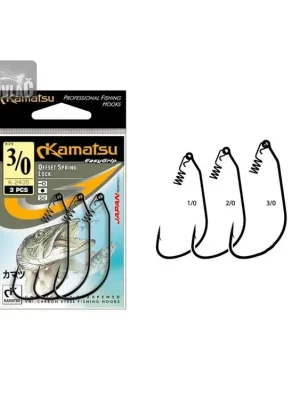 Bezpečná Platba Háček Kamatsu Offset Spring Lock Vel.4/0 (3ks)