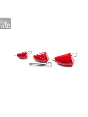 Olověná čeburaška Dnipro Lead Bullet Active red 12g (1ks) Nová Kolekce