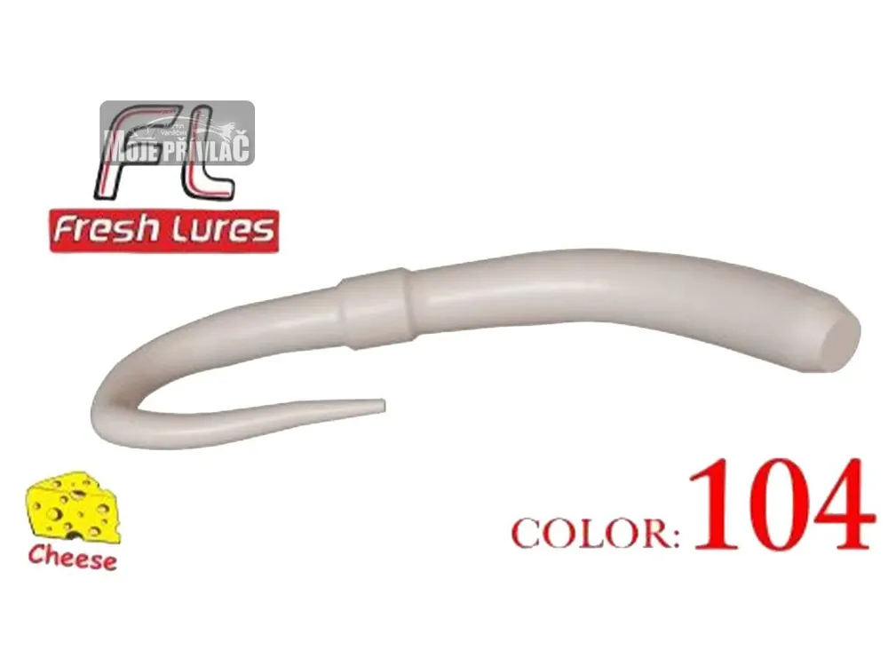 Časově Omezené Gumová nástraha Fresh Lures FlipWorm 3.1" #104 (10ks)