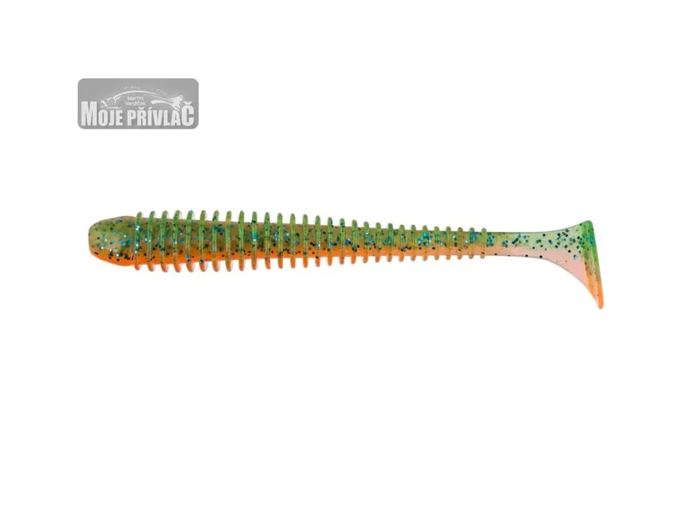 Aktuální Gumová Nástraha Keitech Swing Impact 3", 7,5cm Rotten Carrot (10ks)