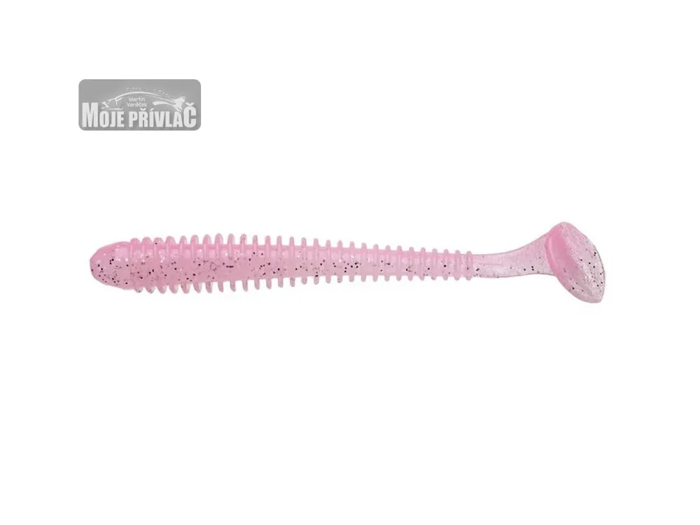 Poslední Šance Gumová Nástraha Keitech Swing Impact 3,5", 8,5cm Pink Silver Glow (8ks)