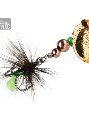 Akční Nabídka Rotační třpytka Gunki Dots Fly 2H Gold Tiger 3,9g