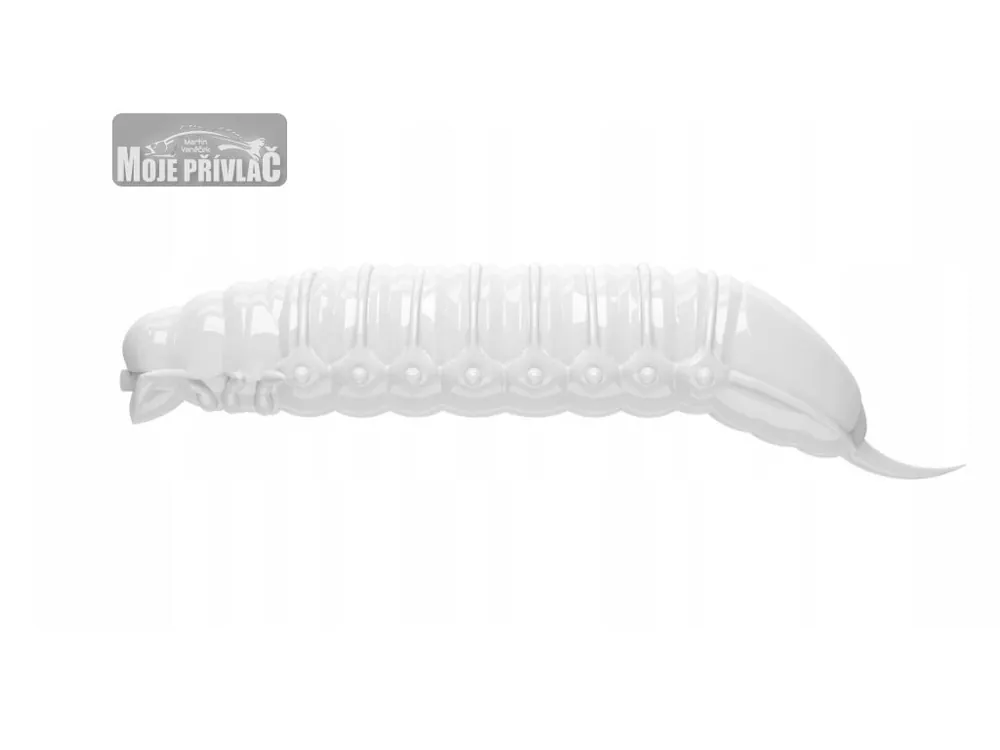 Časově Omezené Gumová nástraha Libra Lures Goliath 30 – White 001 (Cheese) – 15ks/bal