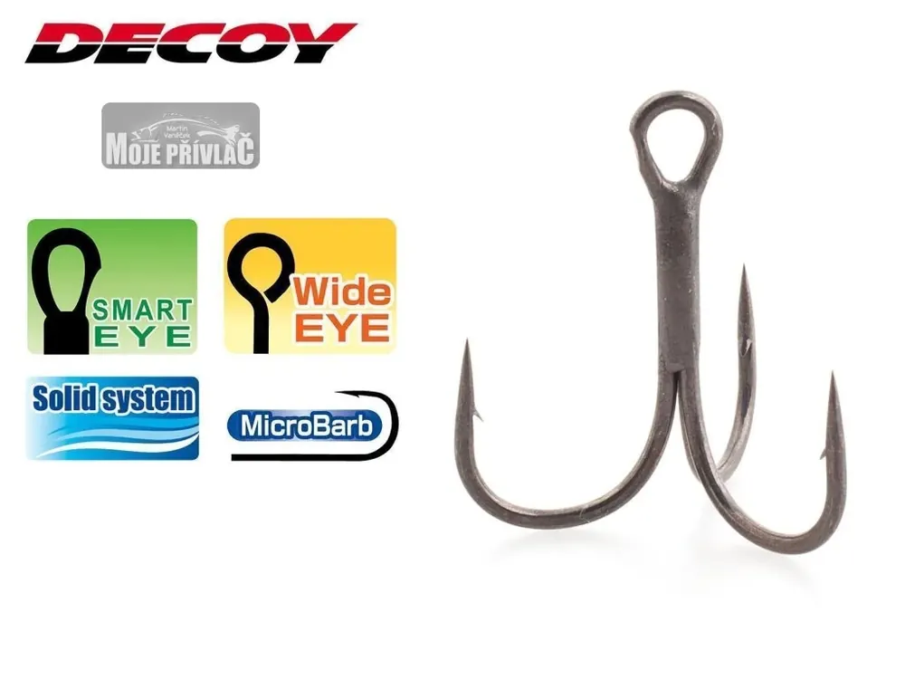Cenově Výhodný Trojháček Decoy Y-F33F Trebles vel.5 (6ks)