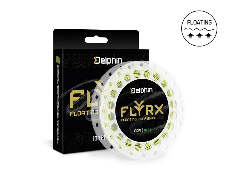 Hit Sezóny Delphin Muškařská šňůra FLYRX - WF6-F / 100 FT