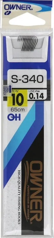 Owner Hotový návazec S-340,háček č.16,vlasec 0.09mm (9ks) Hit Sezóny