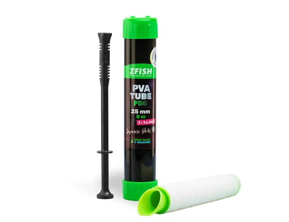 Nízká Cena ZFISH Punčocha PVA PRO Tube 25 mm/7 + 1 m Zdarma!