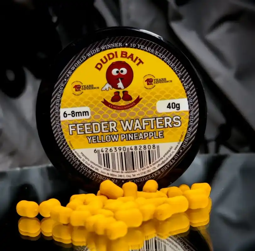 NEW 2026 Dudi Bait Feeder Wafters 6+8 mm Dumbell Method Feeder 40g 4x World Winner Bezpečná Platba