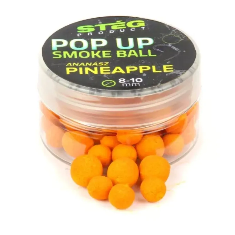 Poslední Šance Stég Boilie POP-UP SMOKE BALL 8-10 mm Pineapple 10g