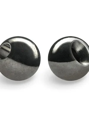 Kulička wolframová hladká Tungsten Head 10ks Černý nikl - 3,8mm Výhodná Nabídka