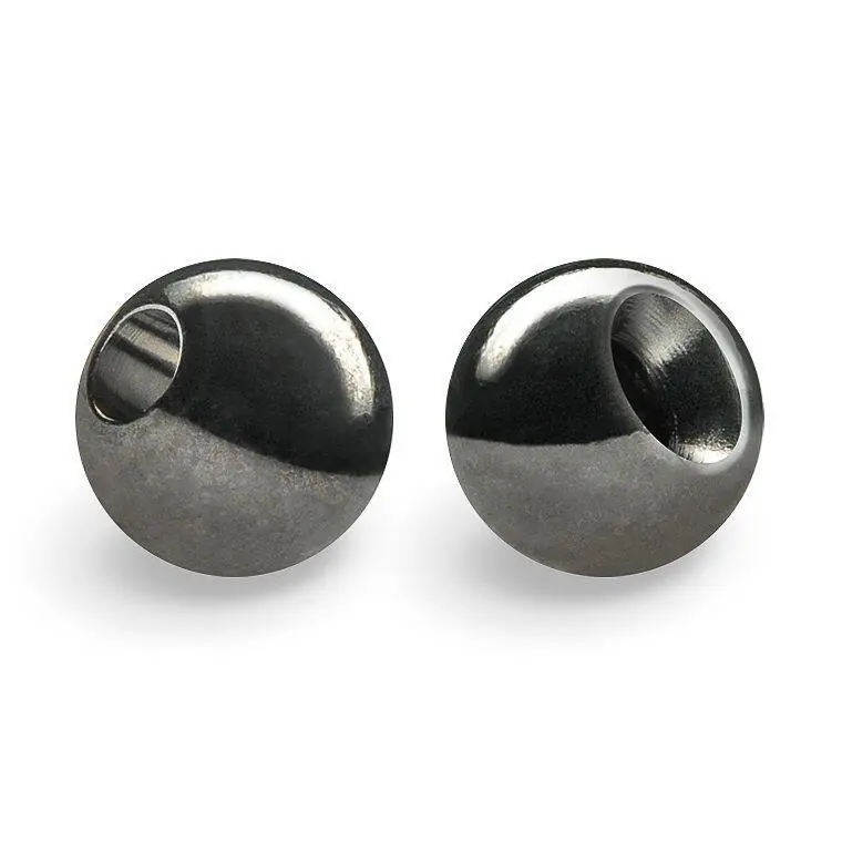Kulička wolframová hladká Tungsten Head 10ks Černý nikl - 3,8mm Výhodná Nabídka