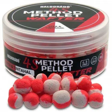Pelety Haldorádó 4S Method Pellet Wafter 30g 6-9 mm - Jahoda Kalamár Vrácení Zdarma