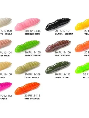 FISHUP Dipované umělé nástrahy Pupa 23mm / 12ks COFFEE MILK Dokud Zásoby Vydrží