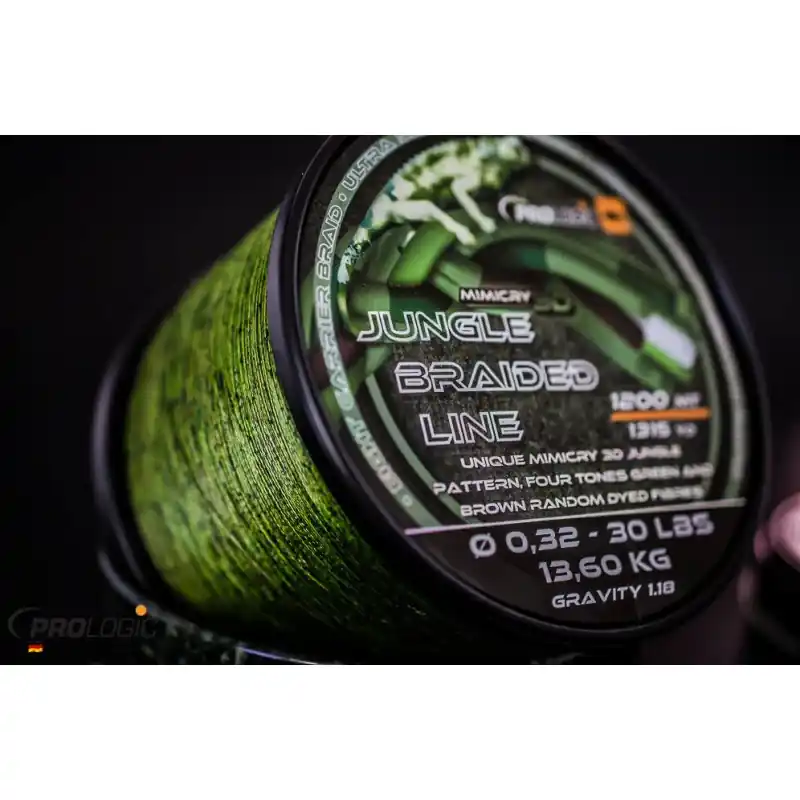 PROLOGIC - Šňůra Mimicry 3D Jungle Braided Line 400 m / 40 lb / 0,35mm Autentický