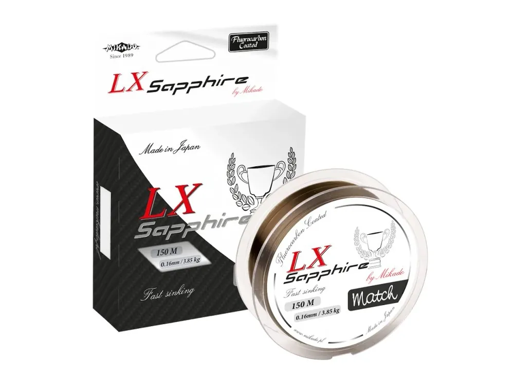 Vlasec - LX SAPPHIRE MATCH 012 Nosnost : 2.20 kg 150M 1 cívka Cenový Hit