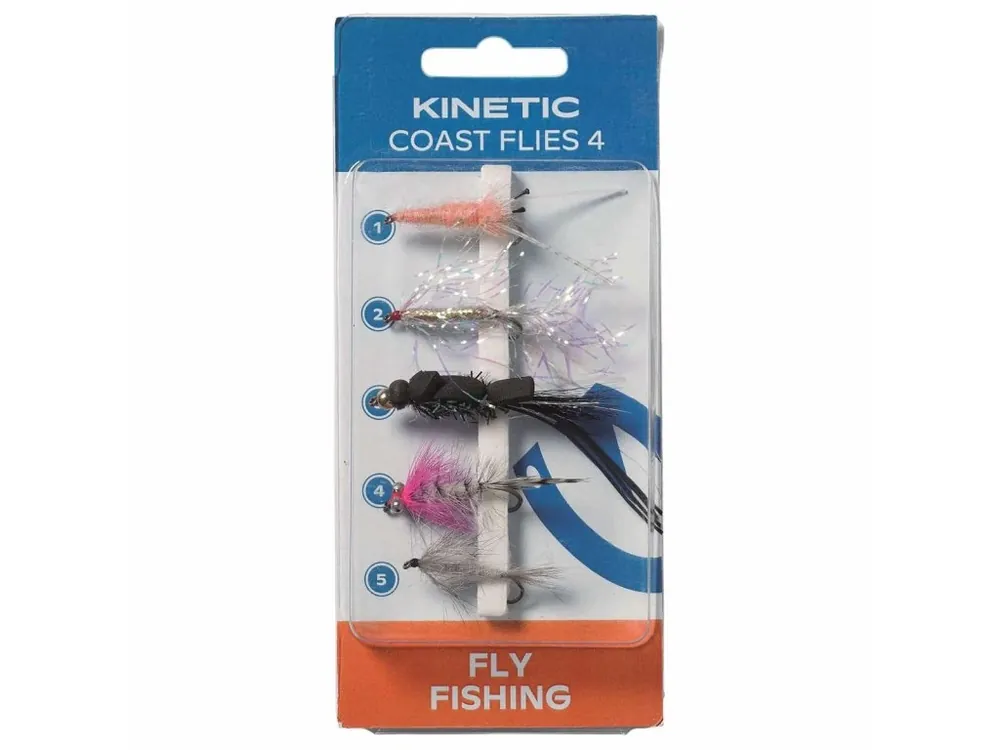 Sada mušek - Coast Flies 4 Získejte slevu -5% za registraci v e-shopu Finální Výprodej