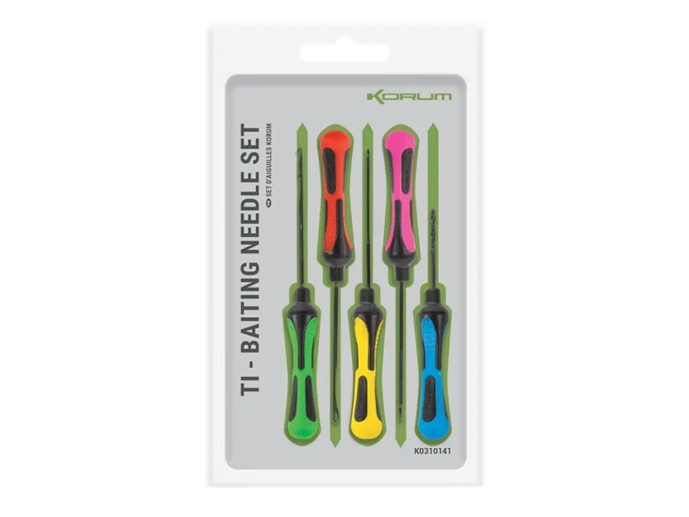 Korum Sada Jehel TI - Baiting Needle Set Získejte slevu -5% za registraci v e-shopu Vysoce Kvalitní