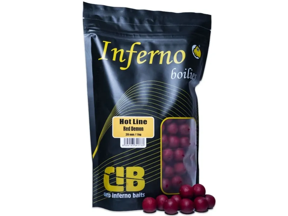 Speciální Cena Carp Inferno Boilies Hot Line - Red Demon Varianta 20 mm 250 g