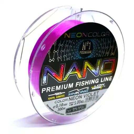 Balsax Nano Neon Violet 300m 0.32mm 13.0kg Cenově Výhodný