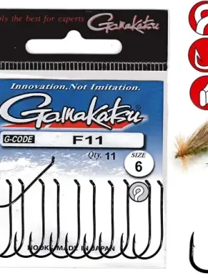 Jen Po Omezenou Doba Gamakatsu F11 Hook #12 12ks