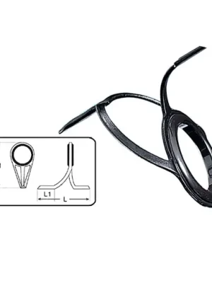 Autentický Vázací očko SiC Zirconia Double Leg LS #12