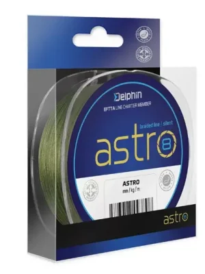 Rychlé Dodání Delphin ASTRO 8 zelený 1300m 0,13mm 16,9lbs
