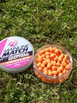 Výprodej Mainline Match Dumbell Wafters 8mm - Orange - Chocolate