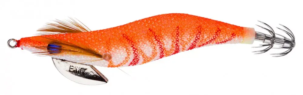 Sunset - SUNSQUID BAD GAMBAS Potápivý 9,5CM OHNIVĚ ORANŽOVÁ - Nástraha na olihně Objednat Nyní