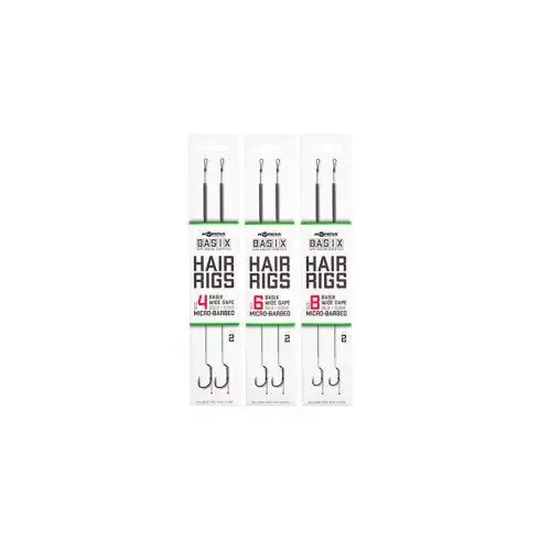 Nejlepší Cena Korda - Basix Hair Rigs Wide Gape 6 18lb - předvázaný háček