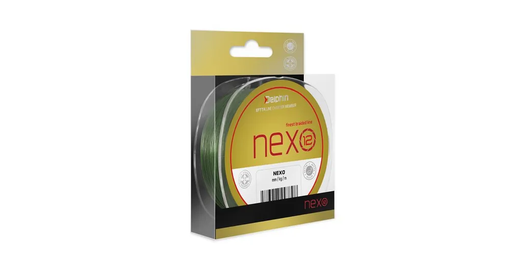 Delphin Šňůra NEXO 12 Zelená 130m 0,20mm 15,0kg Nová Kolekce