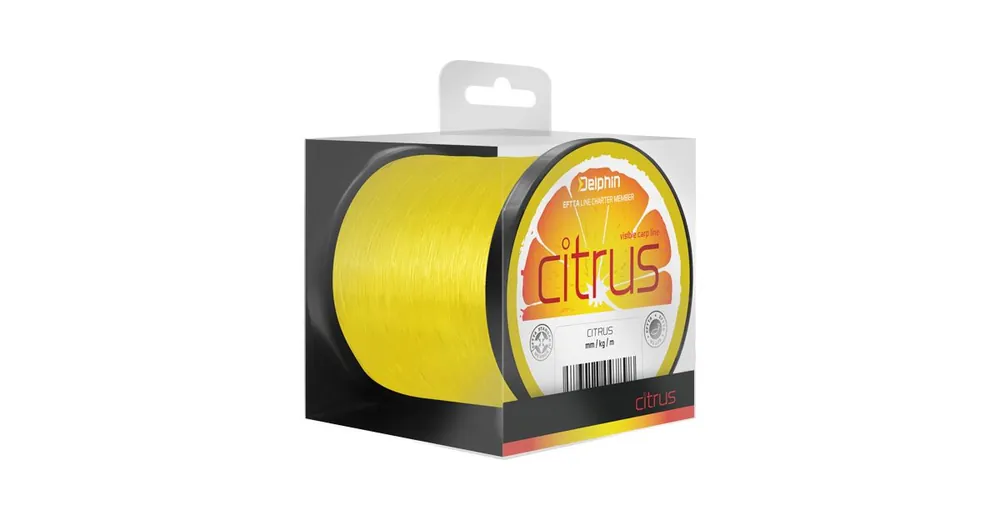 Aktuální Delphin Vlasec CITRUS Žlutá 600m 0,30mm 6,8kg