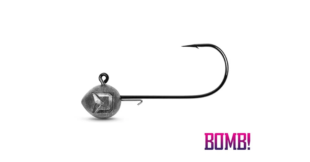 Delphin Jigová hlava s držákem BOMB! 12g Velikost 3/0 5ks Finální Výprodej