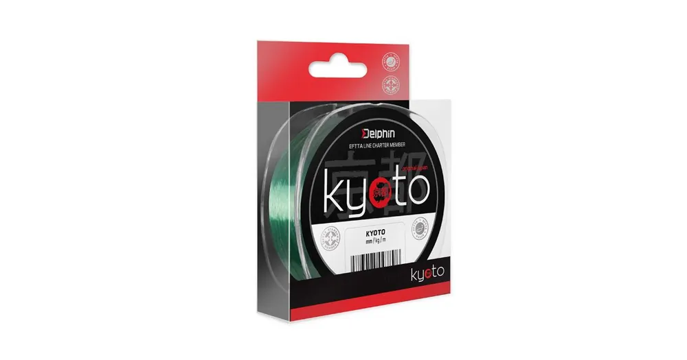 Delphin Vlasec Kyoto Zelený 300m 0,148mm 2kg Autentický