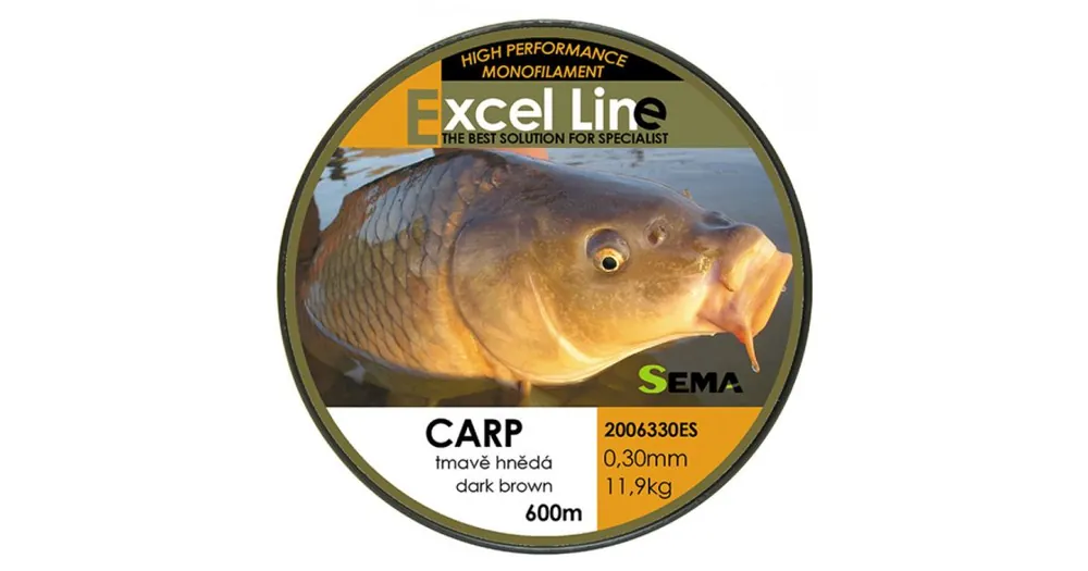 Jen Po Omezenou Doba Sema Vlasec Carp 600m 0,25mm 8,4kg