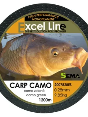 Cenová Bomba Sema Vlasec Carp Camo Green 1200m 0,30mm 11,9kg